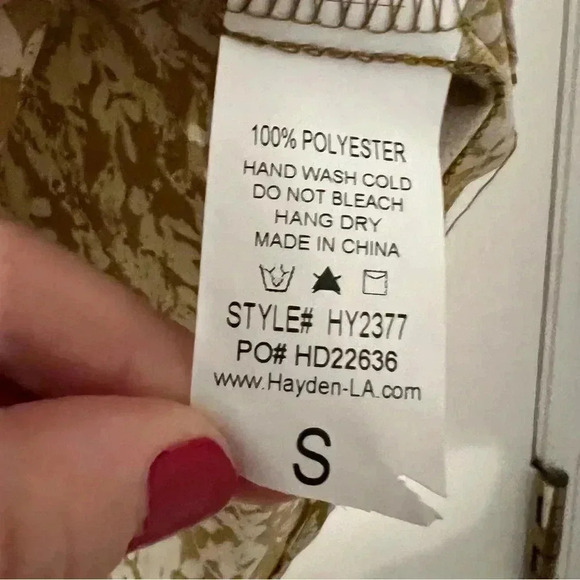 Hayden Los Angeles Boho Blouse size S (J111) - Picture 6 of 13